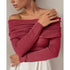 'Viatrix' Wool Knit Off-Shoulder Sweater - Celes Fashion